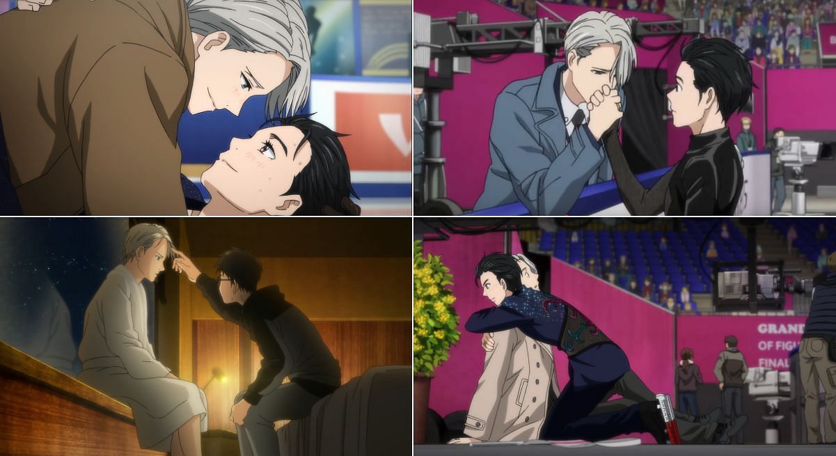 Victor and Yuuri (Image via Studio MAPPA)